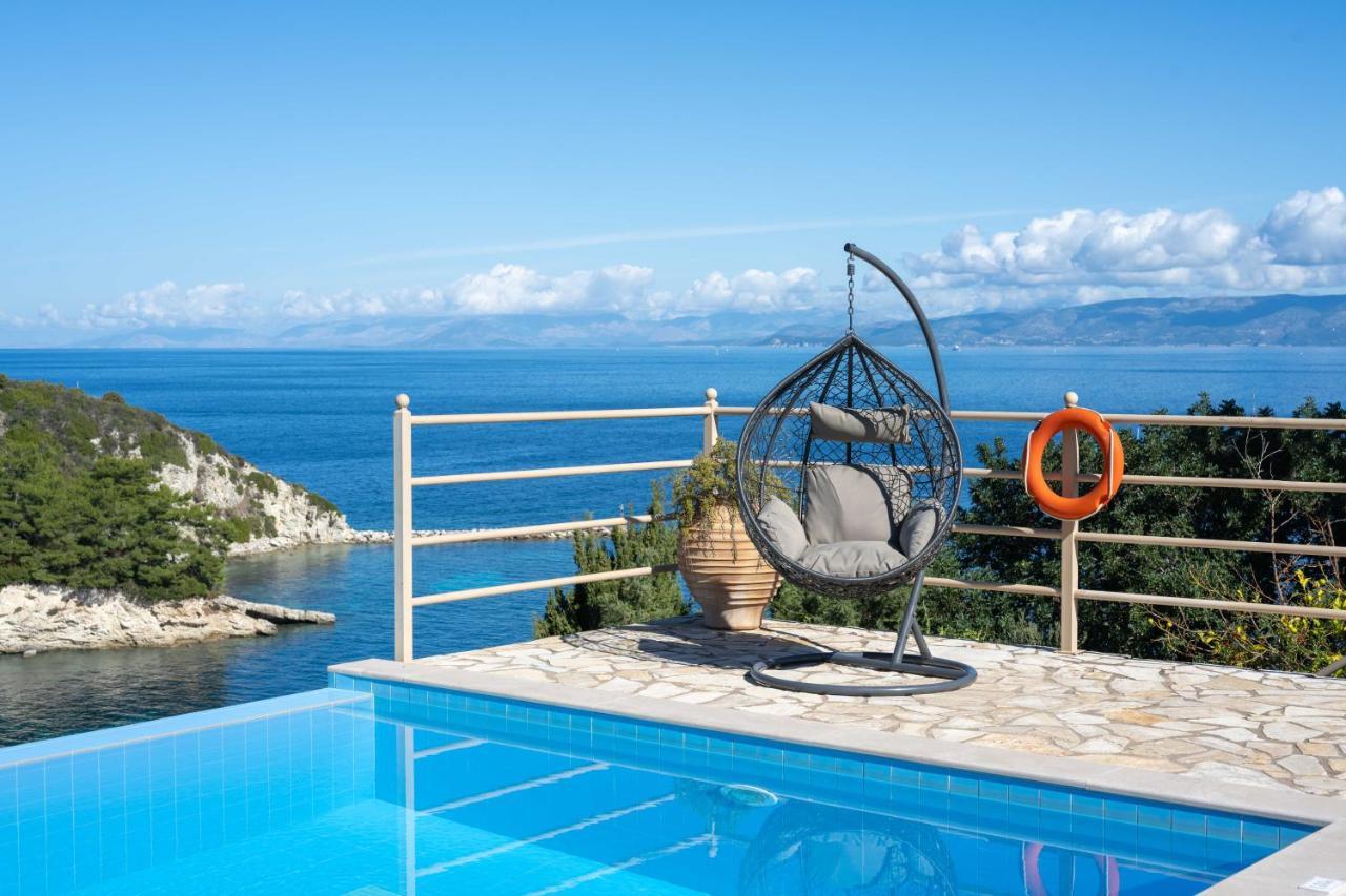 Pangolas Apartments Paxos Longós Esterno foto