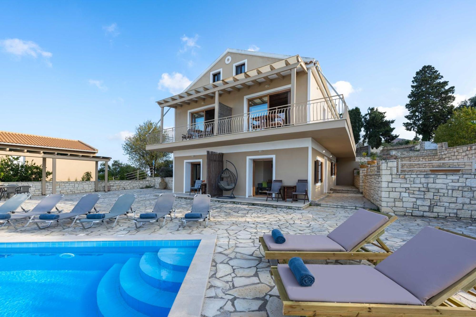 Pangolas Apartments Paxos Longós Esterno foto